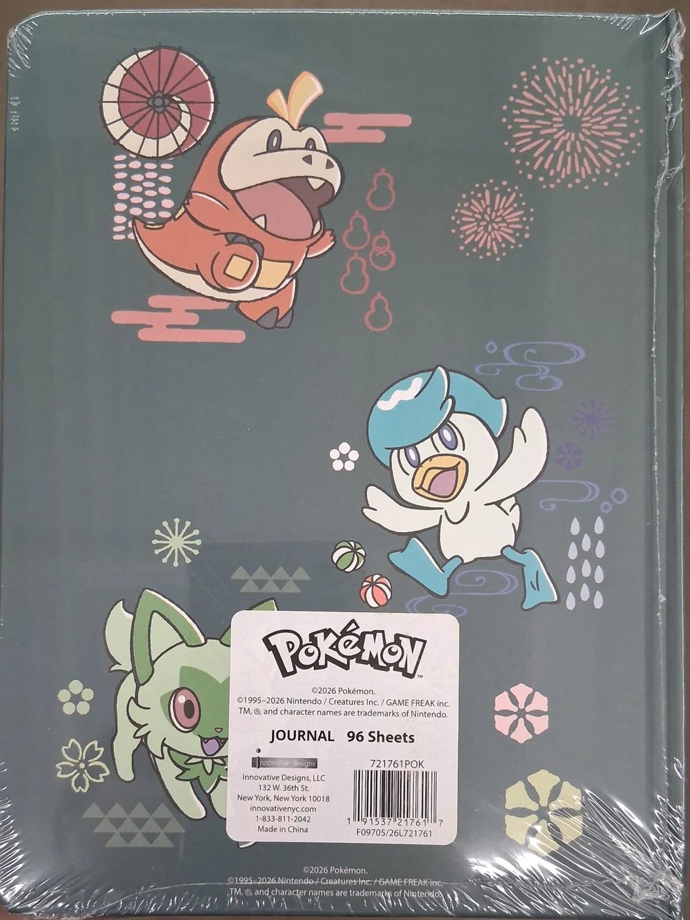 New Pokemon Journal Book